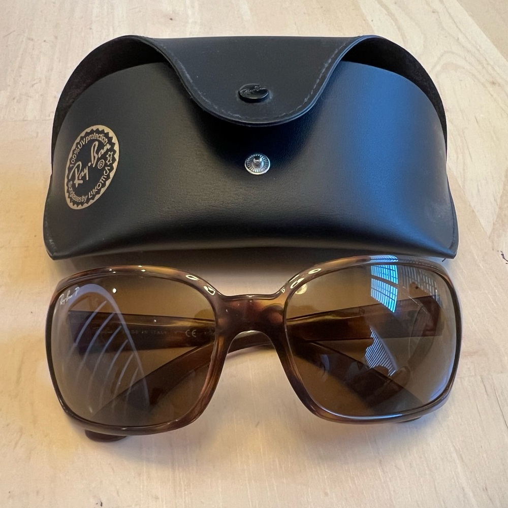 Ray-Ban polarized Havana sunglasses